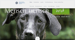 Desktop Screenshot of mensch-tierisch.de